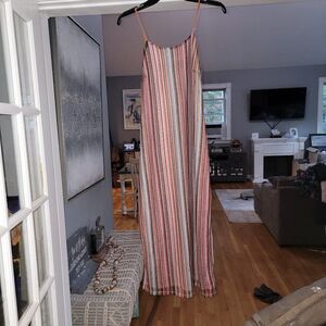 Sam Edelman Women's Multicolor Sleeveless Zipper Closure Long Dress Size 2